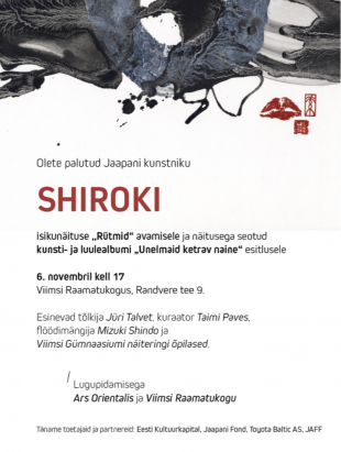 Jaapani kunstniku SHIROKI isikunäituse ''Rütmid'' avamine 