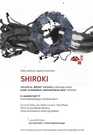 Jaapani kunstniku SHIROKI isikunäitus ''Rütmid'' 