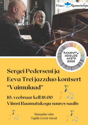 Sergei Pederseni ja Eeva Trei jazzduo kontsert “Vaimulaad”