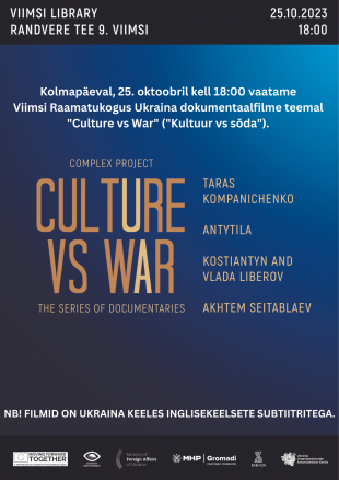 Ukraina filmiõhtu ''Culture vs War''
