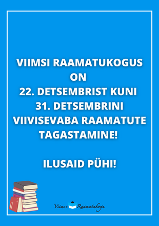 Viivisevaba raamatute tagastamine!