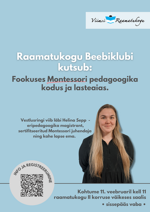 Beebiklubi: k�las Montessori juhendaja Helina Sepp