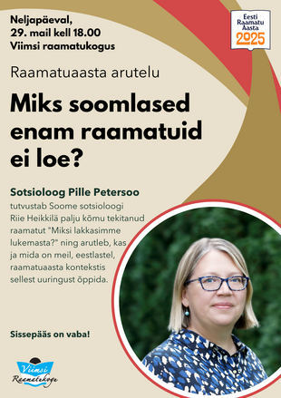 Raamatuaasta arutelu ''Miks soomlased enam raamatuid ei loe?''