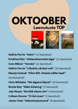 Oktoobrikuu laenutuste TOP