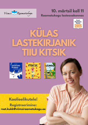 K�las lastekirjanik Tiiu Kitsik 