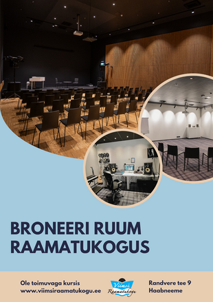 Uuenenud kord Viimsi Raamatukogu ruumide broneerimisel