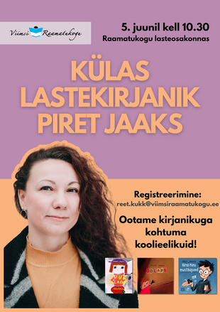 K�las lastekirjanik Piret Jaaks