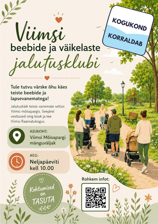 Kogukond korraldab: Viimsi beebide ja v�ikelaste jalutusklubi