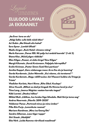Lugude lummuses: lugemisprogramm t�iskasvanutele