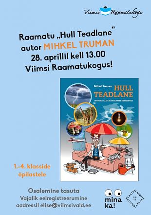 Külas raamatu ''Hull Teadlane'' autor Mihkel Truman